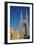 Facade and minarets, Jameh Mosque, Yazd, Iran, Middle East-James Strachan-Framed Photographic Print