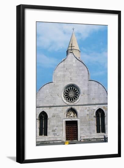 Facade, Cathedral of Muggia-null-Framed Giclee Print