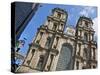 Facade, Cathedral St. Pierre, Built in 1844, Old Rennes, Brittany, France, Europe-Guy Thouvenin-Stretched Canvas