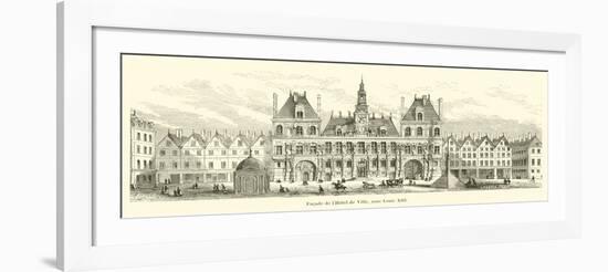 Facade De L'Hotel De Ville, Sous Louis XIII-null-Framed Giclee Print