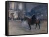 Façade de l'Opéra un soir de gala-Jean Béraud-Framed Stretched Canvas