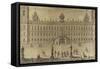 Facade Design for the Ducal Palace of Colorno-Ferdinando Galli-Framed Stretched Canvas