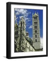 Facade, Dome and Bell Tower of Duomo Santa Maria Del Fiore, Florence-Gjon Mili-Framed Photographic Print