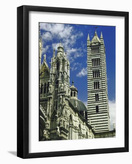 Facade, Dome and Bell Tower of Duomo Santa Maria Del Fiore, Florence-Gjon Mili-Framed Photographic Print