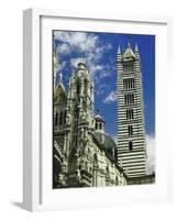 Facade, Dome and Bell Tower of Duomo Santa Maria Del Fiore, Florence-Gjon Mili-Framed Photographic Print