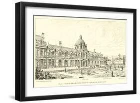 Facade Du Chateau Des Tuileries Donnant Sur Le Petit Parc, Cote Oriental, En 1575-null-Framed Giclee Print