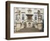 Facade, Inner Courtyard, Vranov Chateau, South Moravia, Czech Republic-Upperhall-Framed Photographic Print