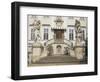 Facade, Inner Courtyard, Vranov Chateau, South Moravia, Czech Republic-Upperhall-Framed Photographic Print