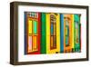 Facade Little India Singapore-null-Framed Art Print