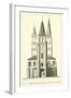 Facade Occidentale De L'Eglise, Restituee Par M a Lenoir-null-Framed Giclee Print