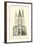 Facade Occidentale De L'Eglise, Restituee Par M a Lenoir-null-Framed Giclee Print