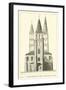 Facade Occidentale De L'Eglise, Restituee Par M a Lenoir-null-Framed Giclee Print