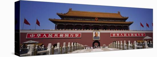Facade of a Building, Tiananmen Square, Beijing, China-null-Stretched Canvas
