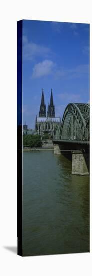 Facade of a Cathedral, Cologne Cathedral, Cologne, Germany-null-Stretched Canvas