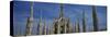 Facade of a Cathedral, Piazza del Duomo, Milan, Italy-null-Stretched Canvas