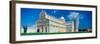 Facade of a Cathedral with a Tower, Pisa Cathedral, Leaning Tower of Pisa, Pisa, Tuscany, Italy-null-Framed Photographic Print