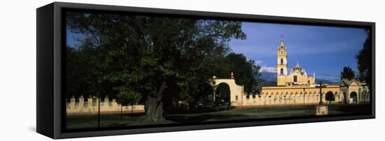 Facade of a Church, Cholula, Puebla State, Mexico-null-Framed Stretched Canvas