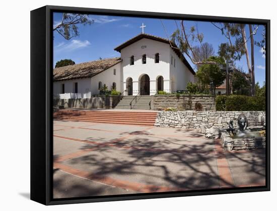 Facade of a Church, Mission San Luis Obispo, San Luis Obispo, San Luis Obispo County, California...-null-Framed Stretched Canvas
