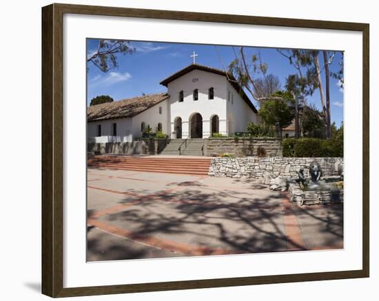 Facade of a Church, Mission San Luis Obispo, San Luis Obispo, San Luis Obispo County, California...-null-Framed Photographic Print