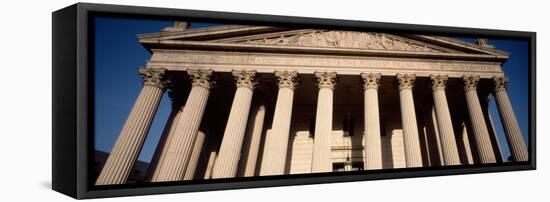 Facade of a Courthouse, New York City, New York State, USA-null-Framed Stretched Canvas