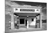 Facade of a gas station, Shamrock, Texas, USA-null-Mounted Photographic Print