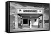 Facade of a gas station, Shamrock, Texas, USA-null-Framed Stretched Canvas