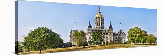 Facade of a Government Building, Connecticut State Capitol, Capitol Avenue, Bushnell Park-null-Stretched Canvas