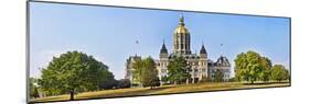 Facade of a Government Building, Connecticut State Capitol, Capitol Avenue, Bushnell Park-null-Mounted Photographic Print