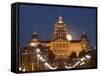 Facade of a Government Building, Iowa State Capitol, Des Moines, Iowa, USA-null-Framed Stretched Canvas
