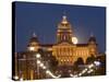 Facade of a Government Building, Iowa State Capitol, Des Moines, Iowa, USA-null-Stretched Canvas