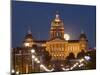 Facade of a Government Building, Iowa State Capitol, Des Moines, Iowa, USA-null-Mounted Photographic Print