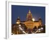 Facade of a Government Building, Iowa State Capitol, Des Moines, Iowa, USA-null-Framed Photographic Print