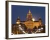 Facade of a Government Building, Iowa State Capitol, Des Moines, Iowa, USA-null-Framed Photographic Print