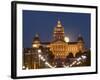 Facade of a Government Building, Iowa State Capitol, Des Moines, Iowa, USA-null-Framed Photographic Print