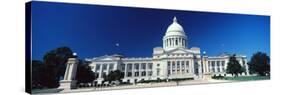 Facade of a government building, State Capitol Building, Little Rock, Arkansas, USA-null-Stretched Canvas