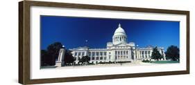 Facade of a government building, State Capitol Building, Little Rock, Arkansas, USA-null-Framed Photographic Print