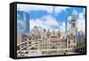 Facade of a Government Building, Toronto Old City Hall, Toronto, Ontario, Canada-null-Framed Stretched Canvas