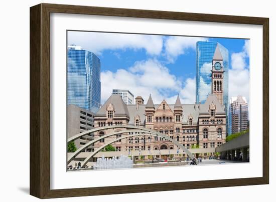 Facade of a Government Building, Toronto Old City Hall, Toronto, Ontario, Canada-null-Framed Photographic Print