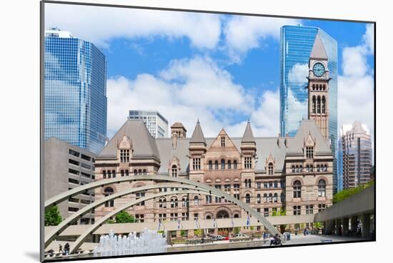 Facade of a Government Building, Toronto Old City Hall, Toronto, Ontario, Canada-null-Mounted Photographic Print