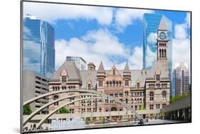 Facade of a Government Building, Toronto Old City Hall, Toronto, Ontario, Canada-null-Mounted Photographic Print