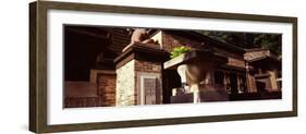 Facade of a House, Frank Lloyd Wright Home and Studio, Oak Park, Cook County, Illinois, USA-null-Framed Photographic Print