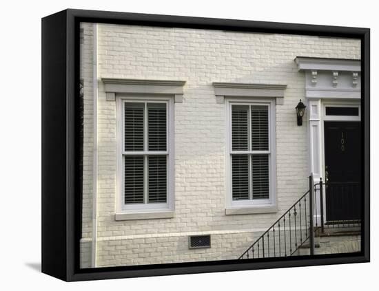 Facade of a House-null-Framed Stretched Canvas