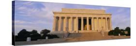 Facade of a Memorial Building, Lincoln Memorial, Washington D.C., USA-null-Stretched Canvas