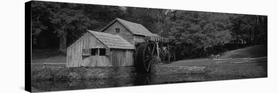 Facade of a Mill, Malbry Mill, Blue Ridge Parkway, North Carolina, USA-null-Stretched Canvas