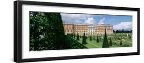 Facade of a palace, Hampton Court Palace, London, England-null-Framed Photographic Print