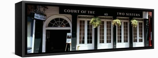 Facade of a Restaurant, Court of Two Sisters Restaurant, New Orleans, Louisiana, USA-null-Framed Stretched Canvas