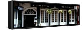 Facade of a Restaurant, Court of Two Sisters Restaurant, New Orleans, Louisiana, USA-null-Framed Stretched Canvas