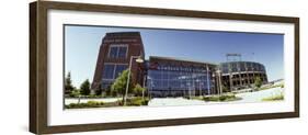 Facade of a Stadium, Lambeau Field, Green Bay, Wisconsin, USA-null-Framed Photographic Print