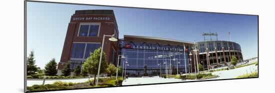 Facade of a Stadium, Lambeau Field, Green Bay, Wisconsin, USA-null-Mounted Photographic Print