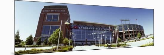 Facade of a Stadium, Lambeau Field, Green Bay, Wisconsin, USA-null-Mounted Photographic Print